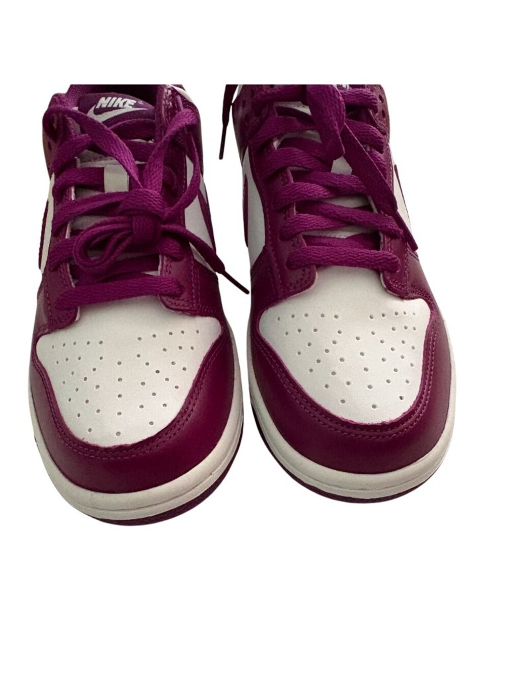 Nike Dunk Low GS Viotech Purple White FB9109-110 Youth Size 7-NWOB - Picture 3 of 8